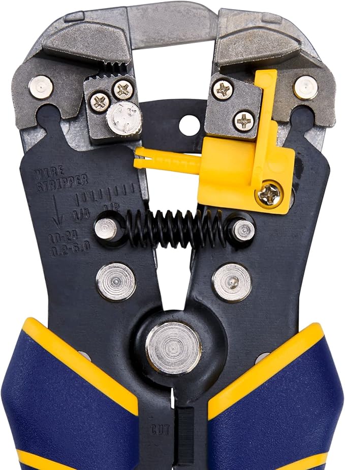 IRWIN VISE-GRIP Wire Stripper,2 inch Jaw,Cuts 10-24 AWG,ProTouch Grip for Maximum Comfort (2078300),(Pack of 2)