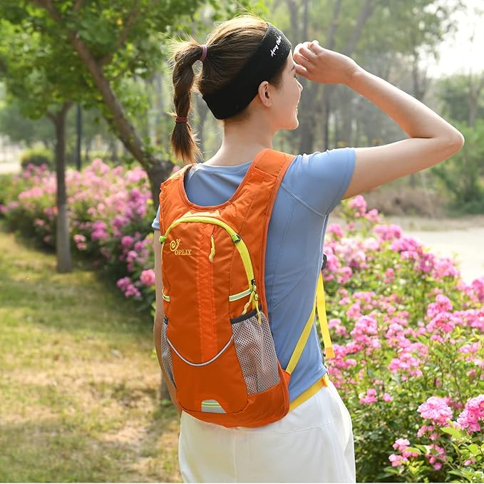 Hydration Backpack with 2L Bladder – Durable Lightweight Water Pack for Running, Hiking, Biking – Fits Men, Women, Youth