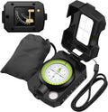 Proster IP54 Hiking Compass with Sighting Clinometer Professional Military Compass Aluminum Alloy Camping Compass Waterproof with Carry Bag