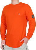 BOCOMAL FR Shirt 7oz Heavyweight Flame Resistant Shirts for Men Fire Retardant Long Sleeve Crew Work Shirts CAT2