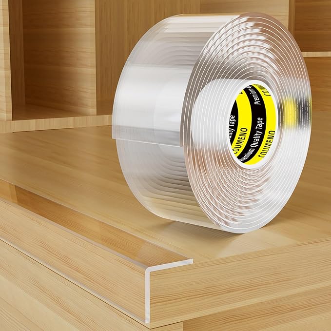 Clear Edge Protector,Safe Corner Protector, Anti-Sharp Edge Protector, for Furniture, Drawers, Tables, Cabinets1.6inX16.4FT