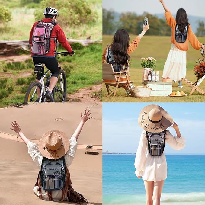 Hydration Pack, Water Backpack with 3L Hydration Bladder Lightweight Insulation, Festival Essential, Rave Hydration Backpack, Hydropack Backpack for Rave, Hiking, Biking, Festival Gear