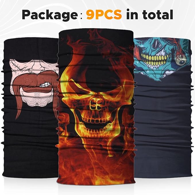JOEYOUNG Headwear, Bandana, Neck Gaiter Head Wrap Headband Balaclava Magic Scarf