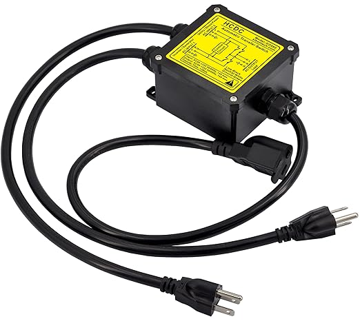 AC120V 15Amp Automatic Transfer Switch, ATS Auto Transfer Switch (NEMA 5-15P/R)