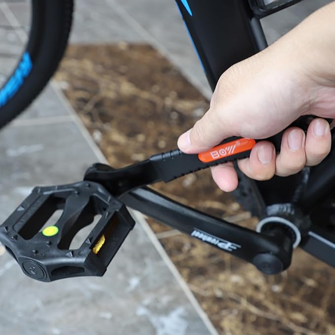 Bike Cone Wrench Set Tool, Bicycle Wheel Hub Axle Nut Install Remover Cycling Spanner Hub Repair Removal Tool Black (Newboy-Wrench13-19mm 7PCS)