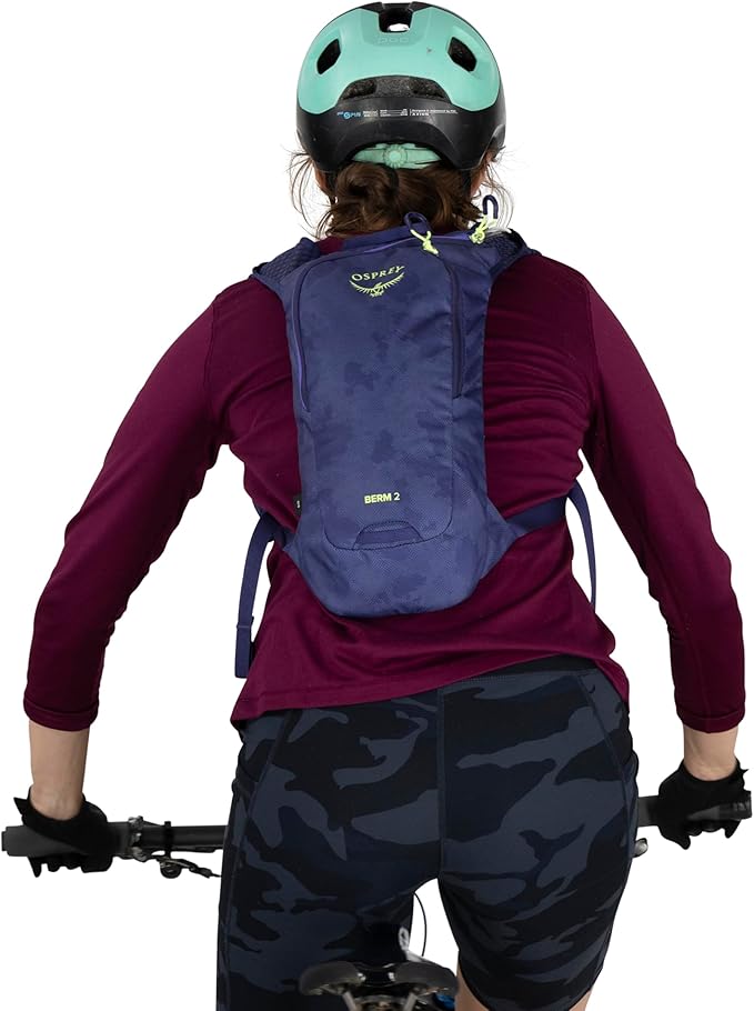 Osprey Berm Biking Backpack with Hydraulics Reservoir - Lightweight Hydration Backpack for Men and Women