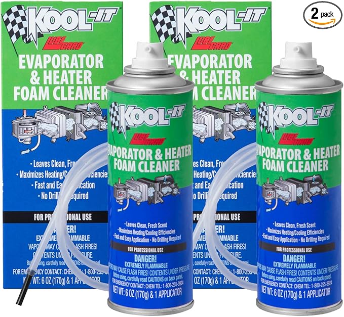 Lubegard 96030 Kool-It Evaporator and Heater Foam Cleaner (2 Pack)