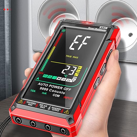 Digital Multimeter Kit Smart Touch Large Screen Rechargeable Digital Tester Fully Automatic Non Burning Ohm Amp Volt Meter