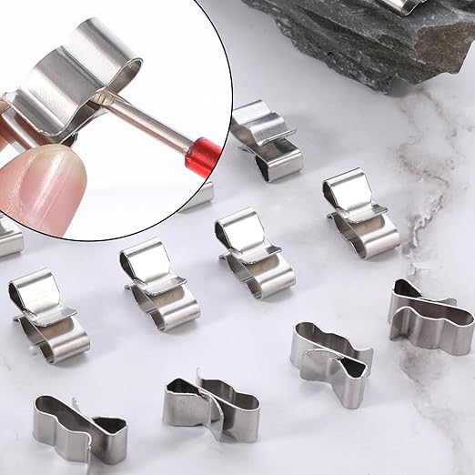 50 Pcs Trailer Wire Clips, Stainless Steel Trailer Wiring Clips 0.88 Inch/22.5 mm Wire Clamps Solar Panel Drainage Clip for Boat Cargo Camper Snowmobile Trailers
