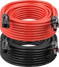 XRDS -RF 10AWG Solar Extension Cable 30FT – 2 Pack Red & Black PV Wire with Solar Connectors, 84-Strand Tinned Copper, Dual XLPE Insulated, Outdoor UV-Resistant Cable for RV, Inverter, Battery