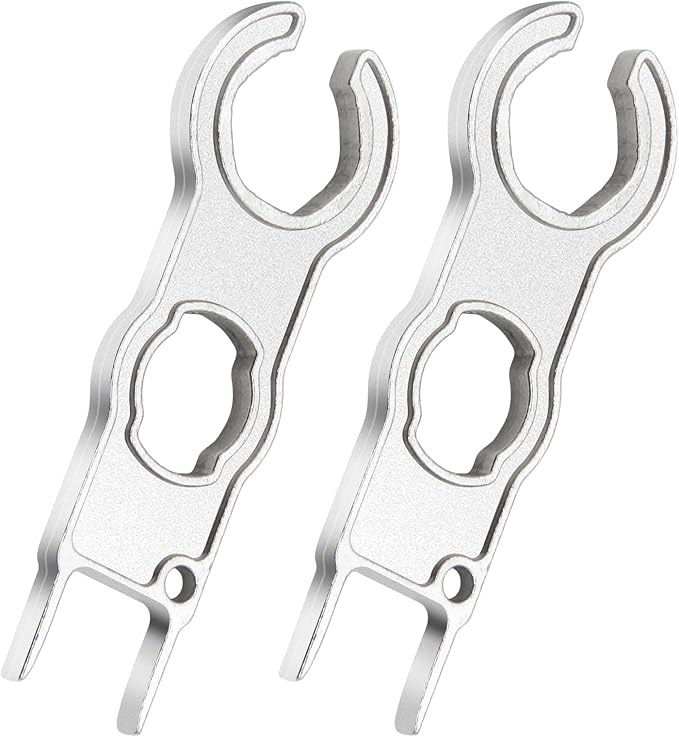 1 Pair Solar Spanner Wrench for MC4 Connectors, Solar Connector Tool Assembly Spanners Wrenches, Solar Panel Connector Tool, Solar PV Disconnect removal Tools