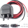 Solar Cable Entry Gland with 10Ft 10AWG Extension Cord, RV Roof Mountable, MC4 Connectors for Solar Junction Box - Ideal for RV, Boat, Camper & Van Installations, Tinned Copper Wire