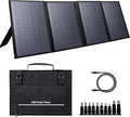 Portable Solar Panel 40W, Foldable Solar Charger for Outdoor Solar Power Station Generator, Adjustable Kickstand,10 in 1 Connectors,DC to DC Cable,USB QC3.0 Output for Camping RV Road Trip Adventure