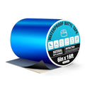 Super Waterproof Tape 6 in x 16ft, Self Adhesive Leak Proof Pool Cover Repair Tape High Strength Blue Butyl Sealant Tape for RV Roof, Roof Crack, Pool Liner Patch, Pipe Leak