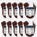 XINGO 1000PCS 18 Inch Brown Zip Ties Heavy Duty, 60lb Tensile Strength, UV Resistant Cable Ties for indoor and outdoor use