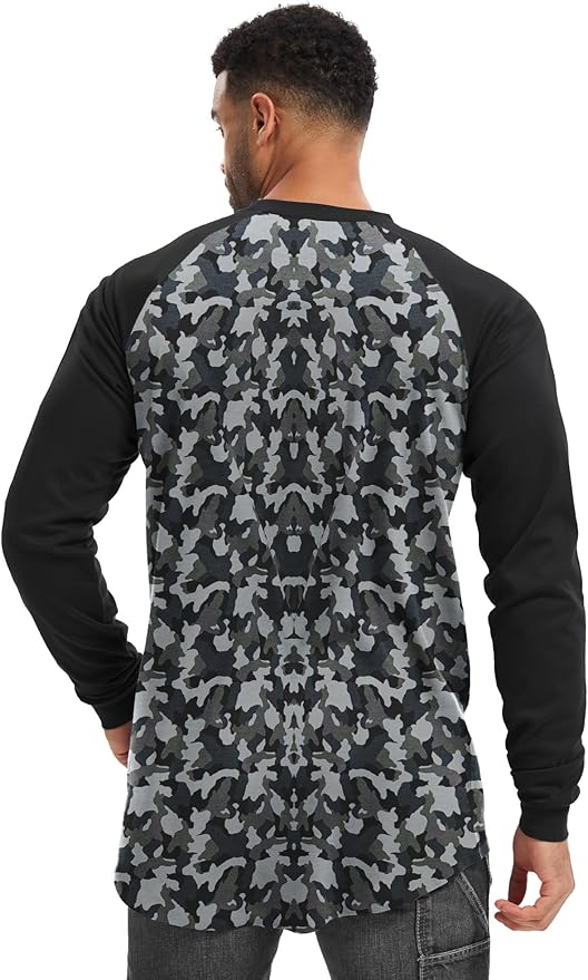 WORKWEYA FR Shirts for Men 5.5OZ Light Weight Welding Flame Resistant Shirts NFPA2112 CAT2