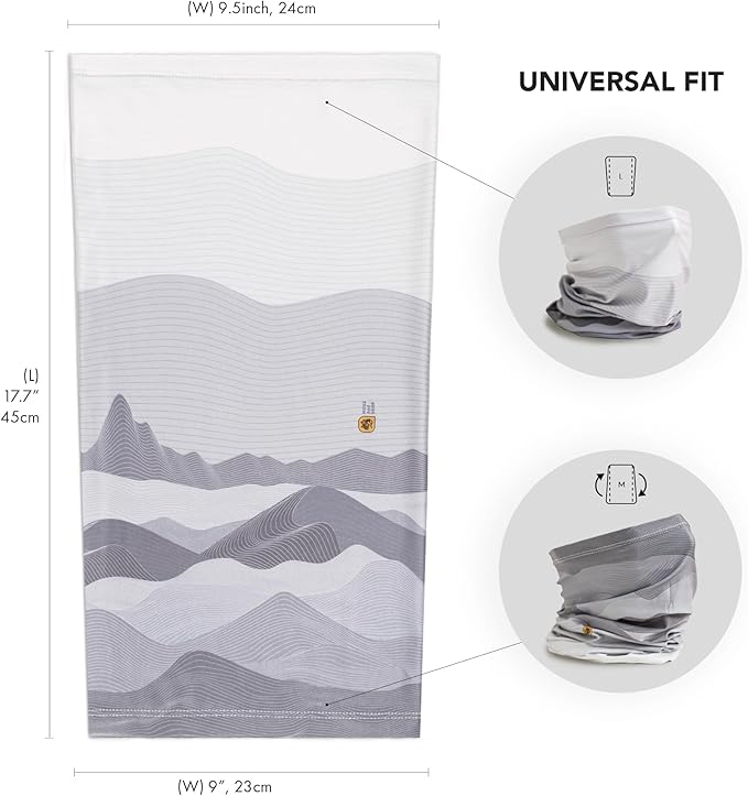 Performance neck gaiter - UPF50+ Ultra Soft & Breathable all season sport mask for Men and Women