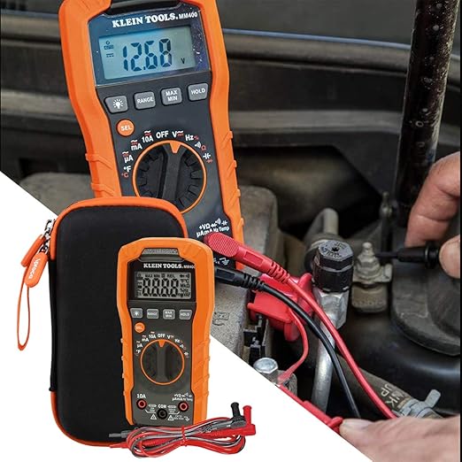 Aproca Case Compatible with Klein Tools MM325 MM420 MM400 MM300 Multimeter Digital Voltage Tester, Portable Storage Bag for Accessories (Case Only)