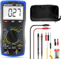 Digital Multimeter HP-770J Automotive Multimeter Engine Analyser Manual Ranging NCV Multi Tester Voltmeter Measure Voltage+Current+Resistance+Temp+RPM+Dwell Angle with Data Hold+Backlight+Auto Off+℃/℉