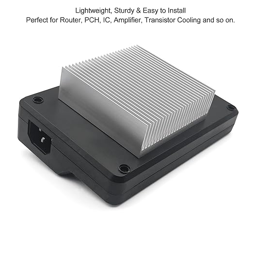 80mm Aluminum Heat Sink 80x80x27mm /3.15"x3.15"x1.06" Large Heatsink Sync Circuit Board Cooler 26 Fins for Routers PCHs ICS Amplifiers Transistors Voltage Regulators DIY Electronics Cooling