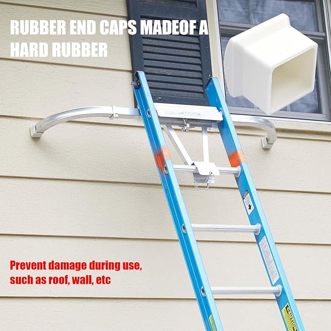 AC36-2 Ladder Stabilizer Rubber End Caps, Compatible with Werner Extension Ladder Standoff AC78 & AC76, Replacement Bumpers and Pads - 2 Pack