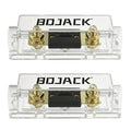 BOJACK 0/2/4 Gauge ANL Fuse Holder and Fuses for 0-8 Gauge AWG Fuse Block/Box - 60A (Pack of 2)