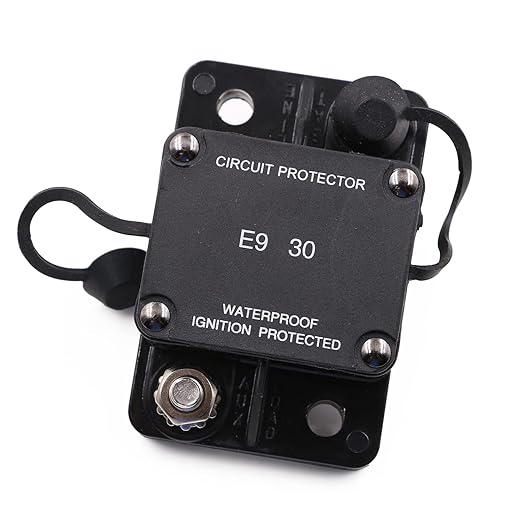 30A Automotive Circuit Breaker Auto Reset No Switch Button 12V-32V DC IP67