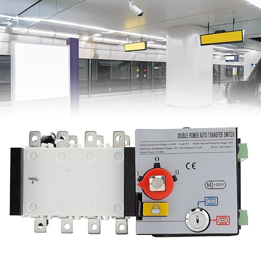 Automatic Transfer Switch Generator Transfer Switch Kit 2in 1out AC400V (125A) for Power Generators