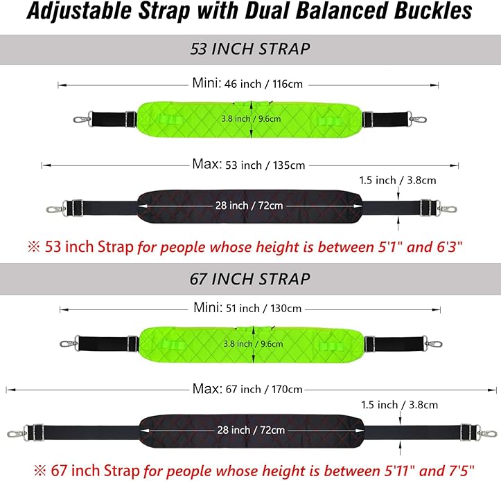 Ultra Comfortable Shoulder Strap Bag Belt with Anti-Theft Pockets and Padded, 2 Tone Reversible Use, Stylish & Secure
