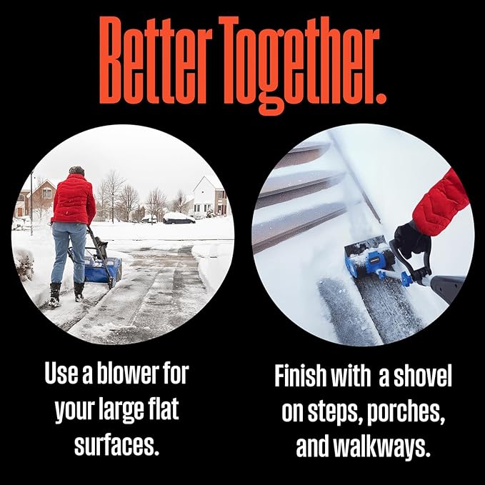 Westinghouse WSnow11S Corded Snow Shovel, 11-inches Wide, Electric Snow Shovel with 20ft Throwing Distance, Plows 300lbs/min for Driveway/Steps/Sidewalk/Porch