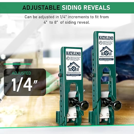 Siding Installation Kit, Adjustable Gauges for 3/8" Wood & LP Siding, Durable Polycarbonate, 2-Pack