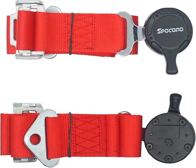 4 Point Racing Harness 2" Nylon Straps, Cam Lock Style (Pack of 1)