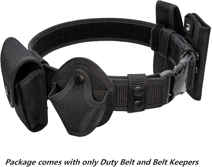 Duty Belt Law Enforcement Police Correctional Officer Security Belts 2 Keepers 2"/2.25" Wide