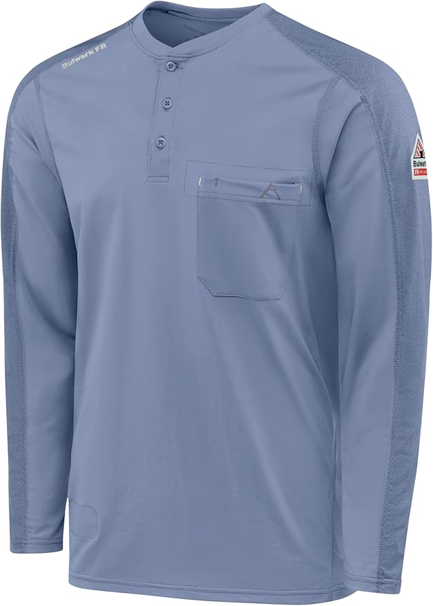 Bulwark FR Men's Flame Resistant Flex Knit Henley