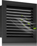 8"x8" Premium Aluminum Attic Vent - Featuring Screen Design, Perfect for Gable Vents and Sheds - Vent Opening 6"x6" - Durable Construction for Optimal Roof Ventilation