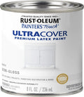 Rust-Oleum 1993730 Painter's Touch Latex Paint, Half Pint, Semi-Gloss White 8 Fl Oz (Pack of 1)