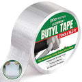 ECOHomes Aluminum Butyl Tape, Waterproof Aluminum Foil Tape for Leaks (2 Inch Wide) | Butyl Seal Tape for Roofs, Gutter Repair, Gutter Holes, Pipes, Metal Roof Patch, RV, Plumbing and Outdoor Sealing