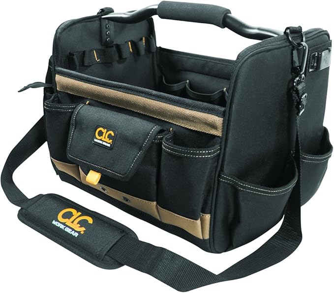CLC Custom Leathercraft 1578 Open Top Soft Sided Tool Box, 14 in., 31 Pocket