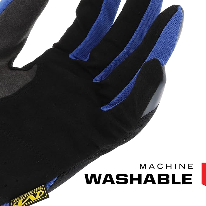 Mechanix Wear FastFit Work Gloves - Anti-Slip & Abrasion Resistant Heavy Duty Gloves - Touchscreen Compatible - Vibration Damping - Multipurpose Use - X-Large - Blue