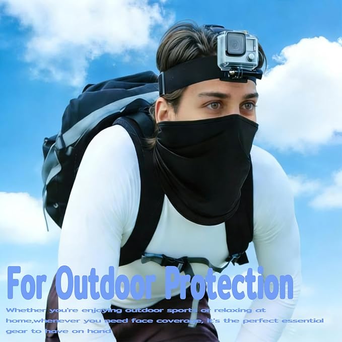 Neck Gaiter Face Mask,Sun Cooling Scarf,Balaclava Bandana Cover for Men Women