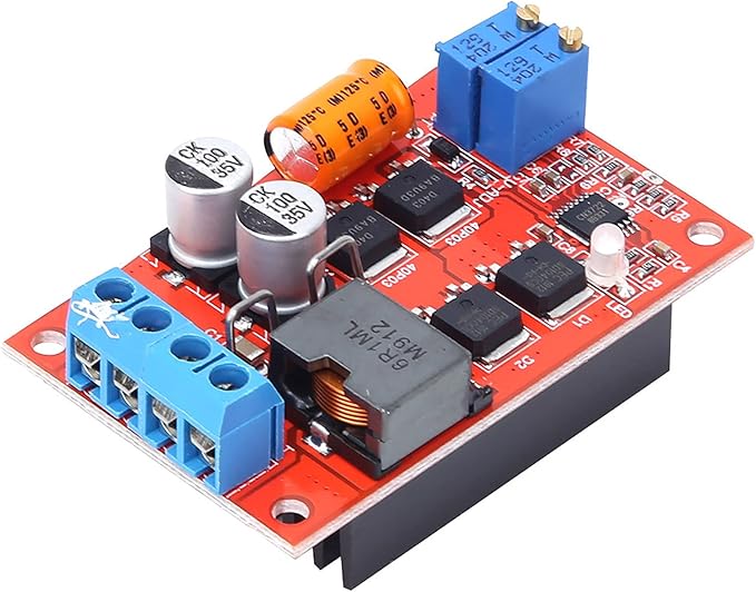 MPPT Solar Panel Regulator, 5A Solar Battery Charging Controller, DC 8-28V Input, Industrial Grade Temperature Range, with Terminal Connection