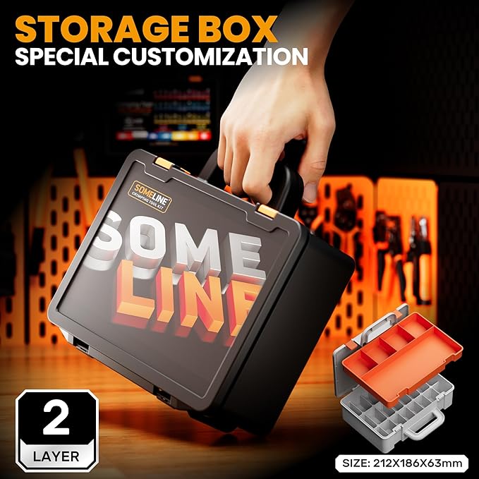 SOMELINE Crimp Tool Connector Kit, 30 Types, 32-20 AWG Crimper, JST-PH 2.0mm/XH 2.5mm/Du Pont 2.54mm Connector kit, Crimping Pliers for JST, Du pont, KF2510, Molex, TE Series