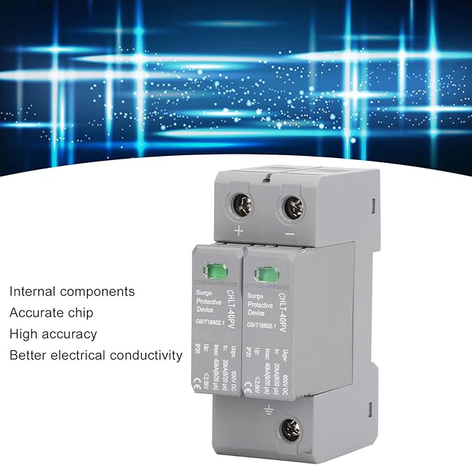House Surges Protector, 2P Photovoltaic Surges Protection Device, Voltage Protector DC600V