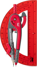 Mr. Pen- Compass and Protractor Set, Math Compass for Geometry and Drawing