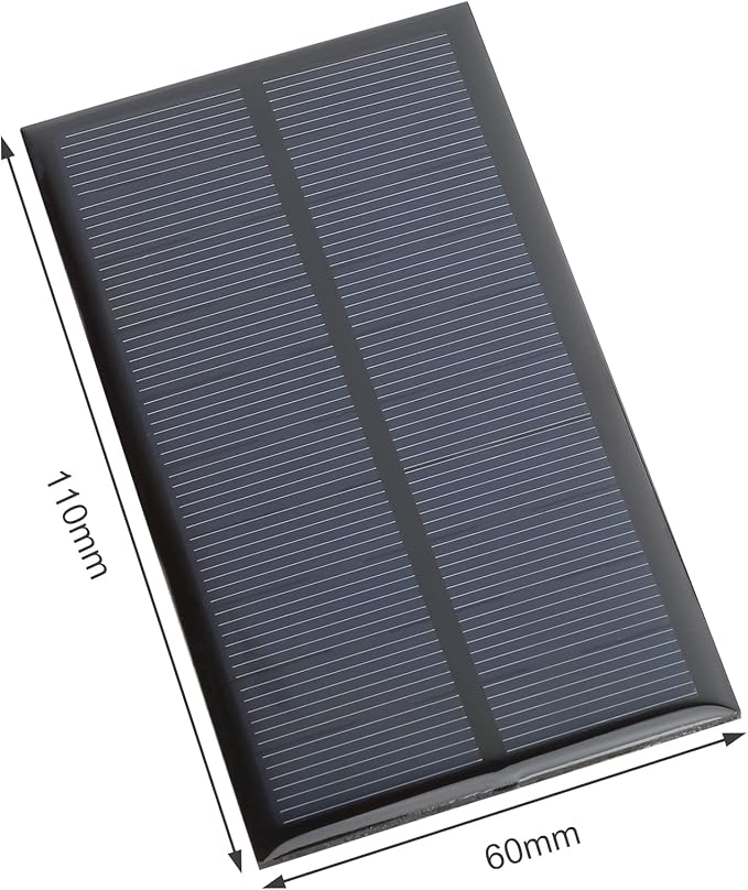 5V Micro Solar Panels, 10PCS 5V 200MA Solar Cells Kit Polycrystalline Solar Panels 110mmx60mm / 4.33''x 2.36''