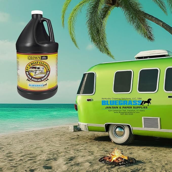 Crown RV and Boat Cleaner | 128 fl. oz. / 1 Gallon Bottles | 15 Second Cleaner