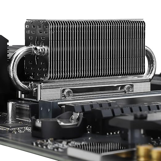 Thermalright HR10 2280 SSD Cooler,2280 SSD Heatsink Cooling,Double-Sided Heat Sink,4 Copper Heat Pipes,Desktop High Performance 2280 SSD Cooler, Thermal Pads Included(HR10 2280)