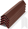 Wall Corner Edge Protector 4 Pack,1.57x1.57x23.62x0.28 inch Soft Baby Proof Corner Guards for Sharp Edges, Self-Adhesive Corner Protectors for Home, Kindergarten,Thickness-7mm(0.28 in)