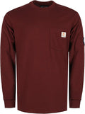 BOCOMAL FR Shirts Lightweight Classic Crew Long Sleeve Fire Resistant Shirt CAT2