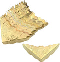 Antrader Antique Decorative Box Corner Protector Edge Safety Furniture Corner Guard, 1.6" x 1.6" Gold Tone, Pack of 24